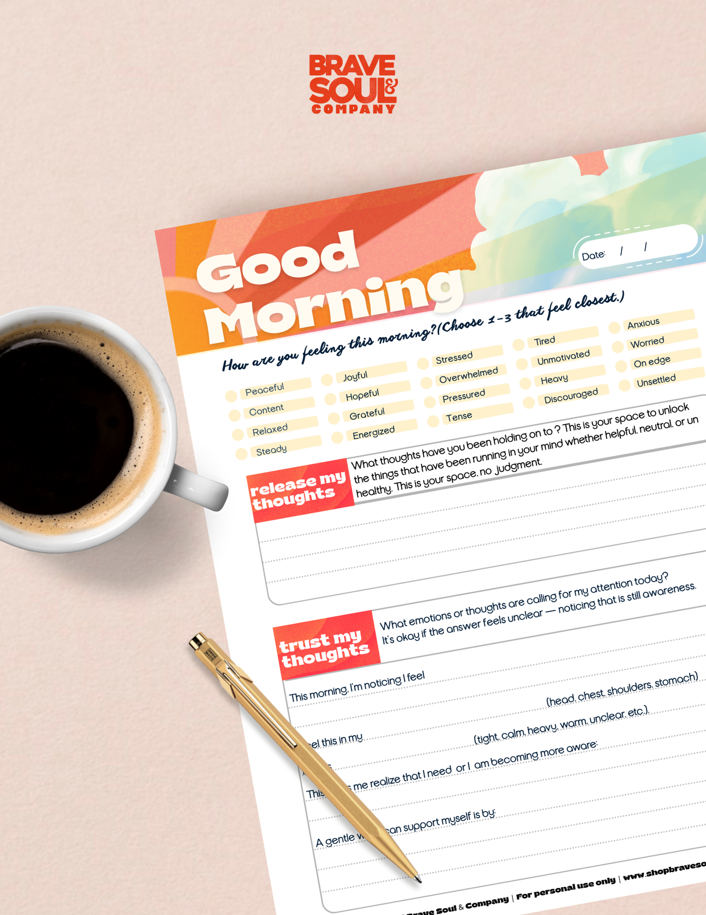 A New Day Worksheet