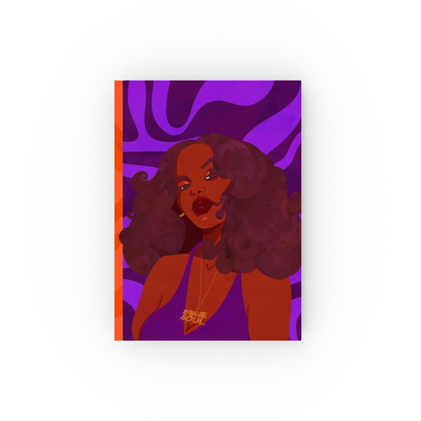 Brave Soul Hard Backed Journal - Artistic Design for Inspiration and Creativity